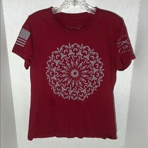 Grunt Style Red Graphic Short Sleeve Tee